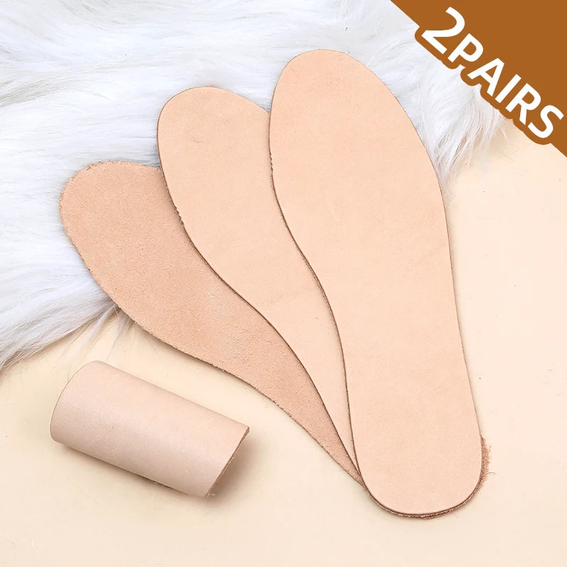 Head Layer Cowhide Insole Breathable and Sweat Absorbing Leather Shoe Pad Thick Genuine Leather Shoe Pad Thin Anti Odor Foot Pad