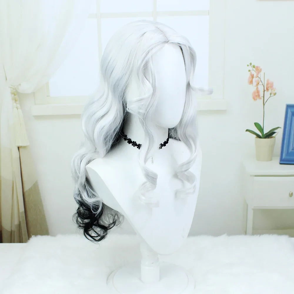 Game Identity V Ada Messmer Cosplay Costume Sexy Dress Dark Gown Luminary Emile Cosplay Costume Luminary Patient Full Set Wigs