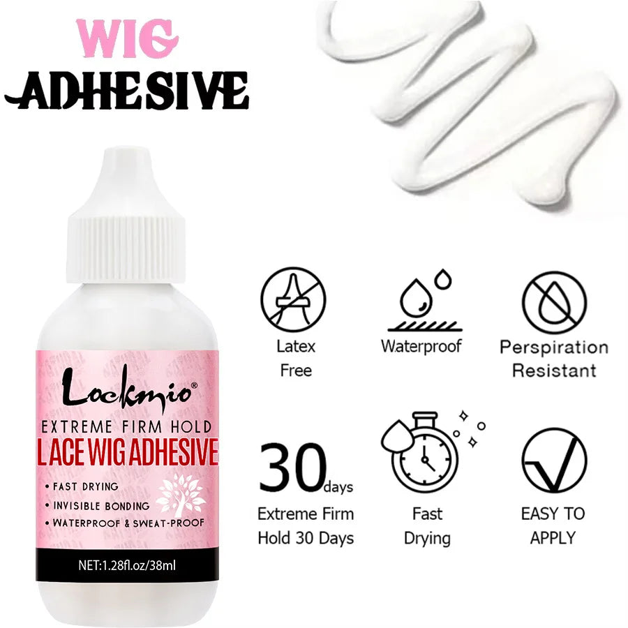Lace Wig Dyeing and Installation Kit Lace Tint Mousse for Wig Invisible Adhesive Melting Spray for Wigs Front Closure & Remover