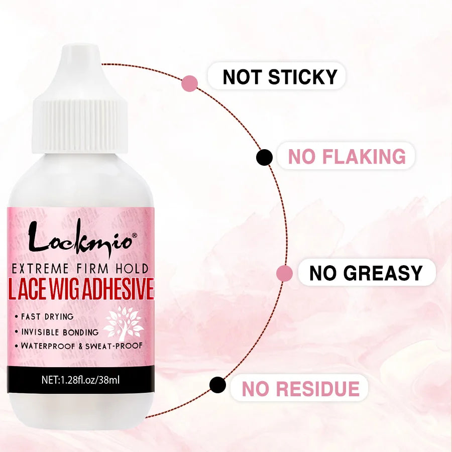 Lace Wig Dyeing and Installation Kit Lace Tint Mousse for Wig Invisible Adhesive Melting Spray for Wigs Front Closure & Remover