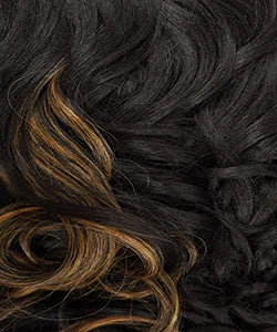 Sensationnel Curls Kinks N Co Glueless HD Lace Front Wig Kinky Edges 13X6 Kinky Layered Blow Out 14" - Effortless Style