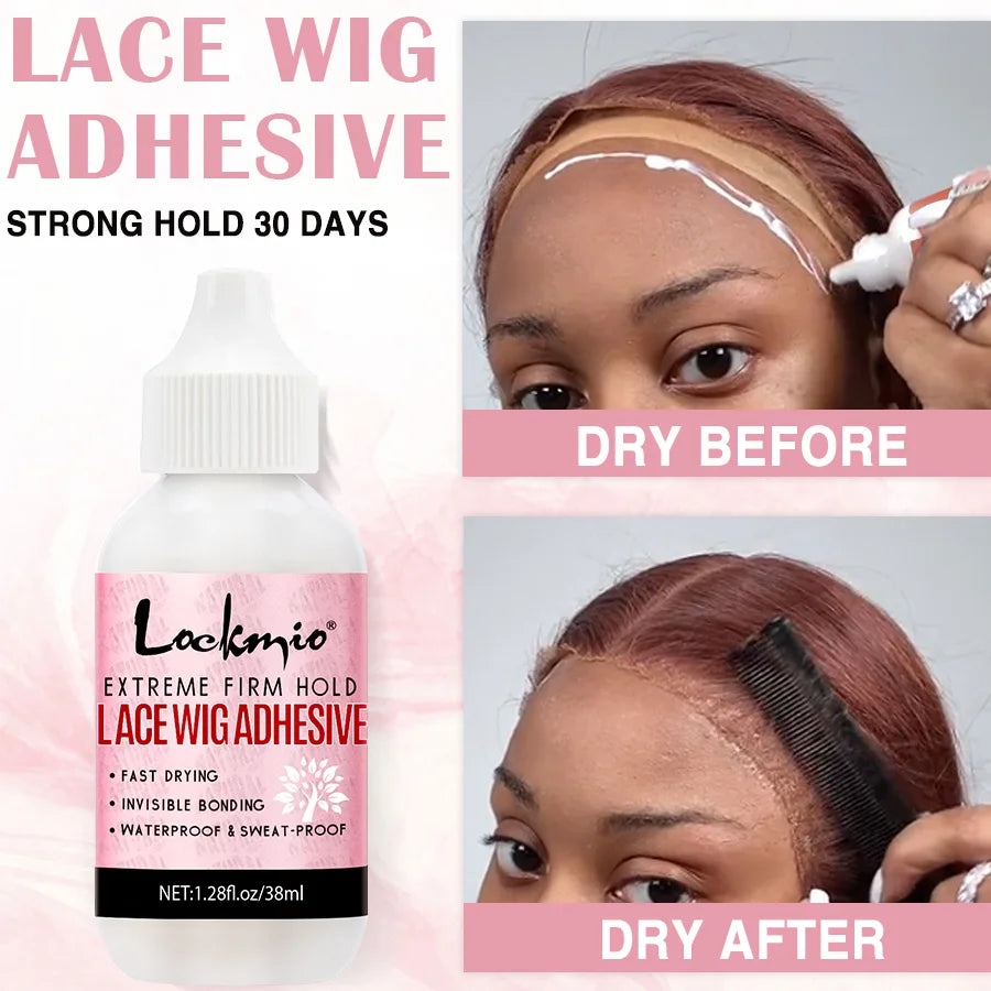 Lace Wig Dyeing and Installation Kit Lace Tint Mousse for Wig Invisible Adhesive Melting Spray for Wigs Front Closure & Remover