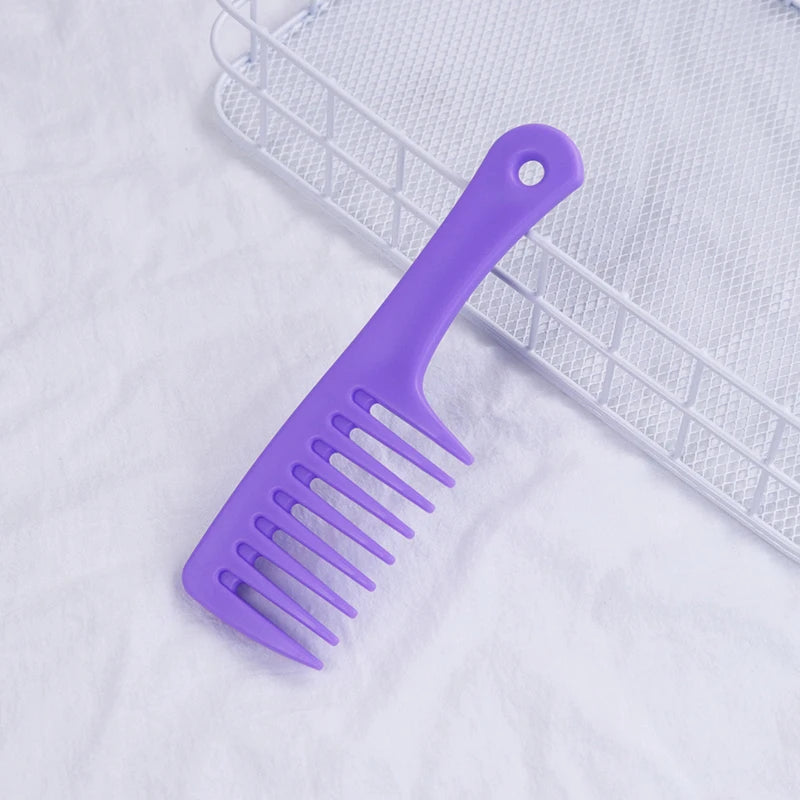 1pc portable mini hair comb heat-resistant women's wet hook curling brush professional styling tool Special for real hair wigs