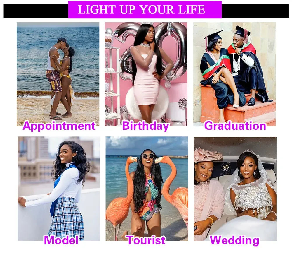 13x6 Highlighted Wig Human Hair 4/27 Colored Straight HD Lace Front Wig Ombre Lace Frontal Wigs Pre Plucked With Baby Hair