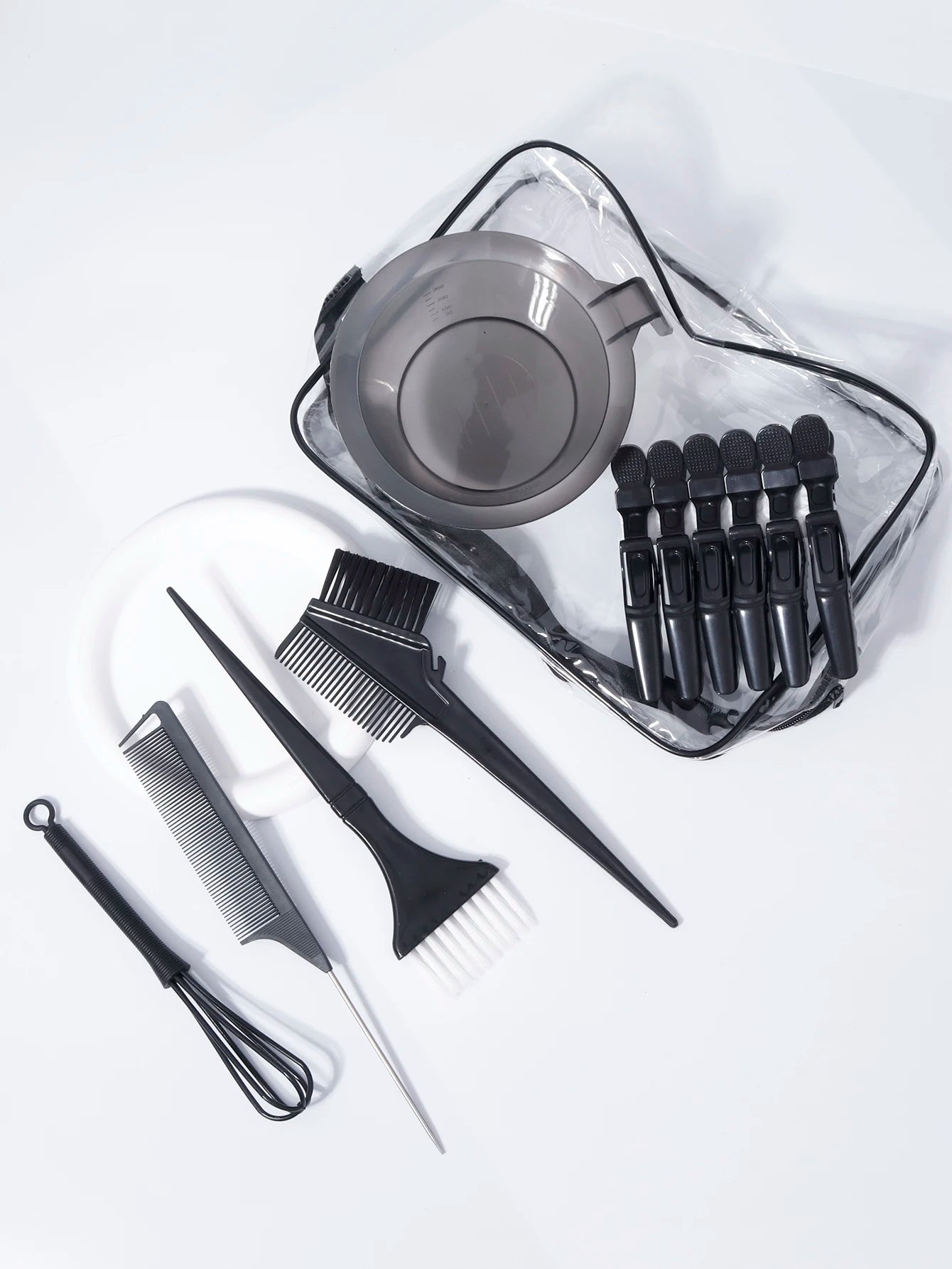 11pcs professional hair dye set with hair dye brush comb, clip, dye stirrer, suitable for hair salons,special for real hair wigs