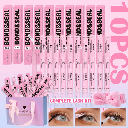 Lash Bond and Seal Waterproof Strong Hold Lash Cluster Glue for Eyelash Long Lasting Eyelash Makeup Tool