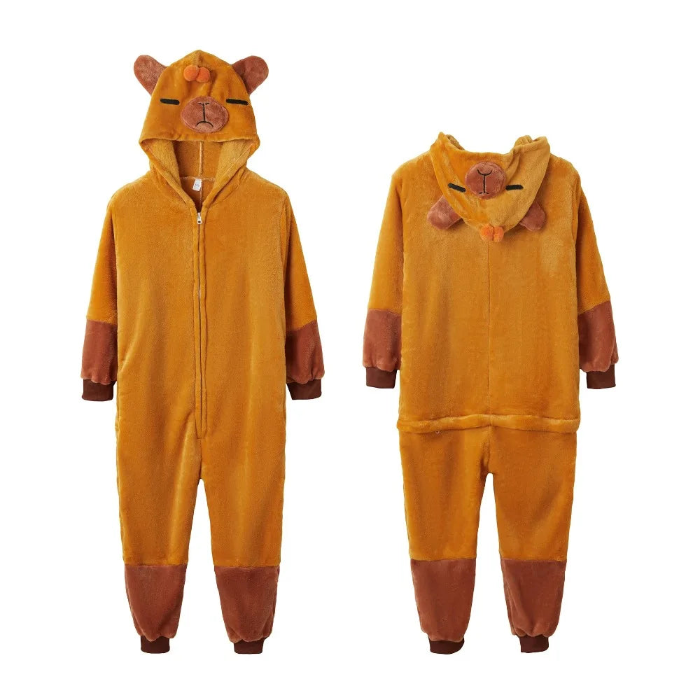 Kids Anime Leopard Cat Kigurumi Costume Cosplay Cartoon Jumpsuit for Children Halloween Christmas Girl Boy Hooded Pajamas Onesie