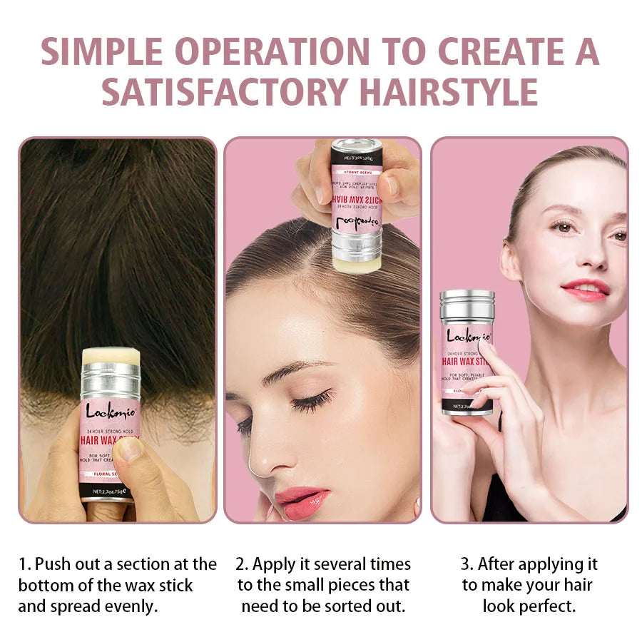 Lace Wig Adhesive Strong Wig Front Glue Liquid Remover Smooth Hair Wax Stick for Wig Broken Back Hair Styling Solid Pomade Cream