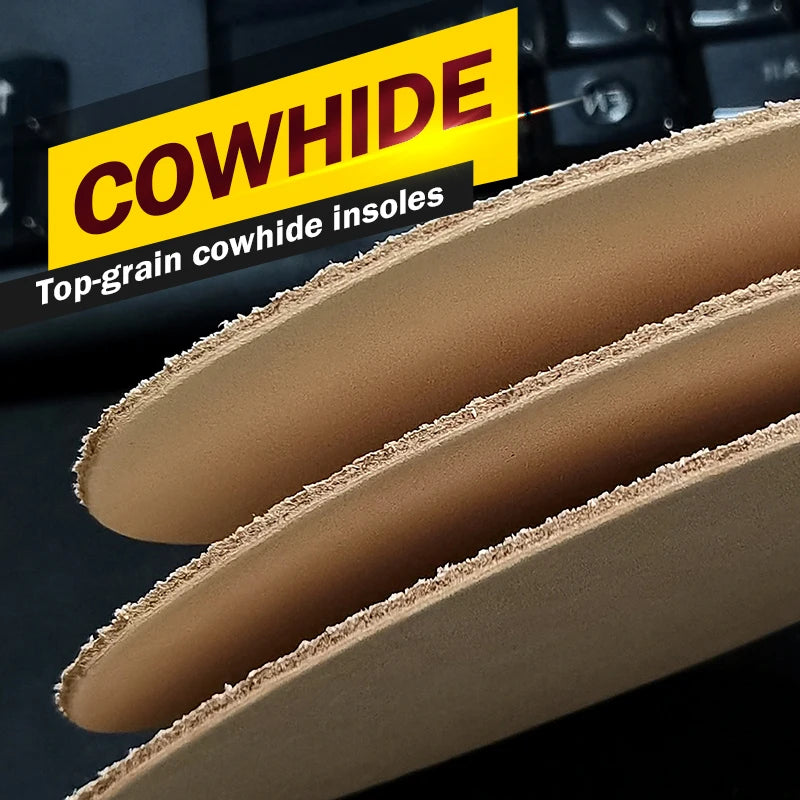 Head Layer Cowhide Insole Breathable and Sweat Absorbing Leather Shoe Pad Thick Genuine Leather Shoe Pad Thin Anti Odor Foot Pad