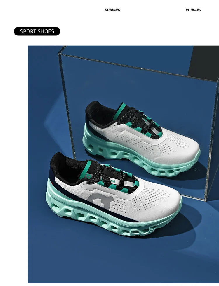 Men's sports shoes, lightweight carbon plate racing running shoes, winter shock absorption, anti slip, wear-resistant, breathabl