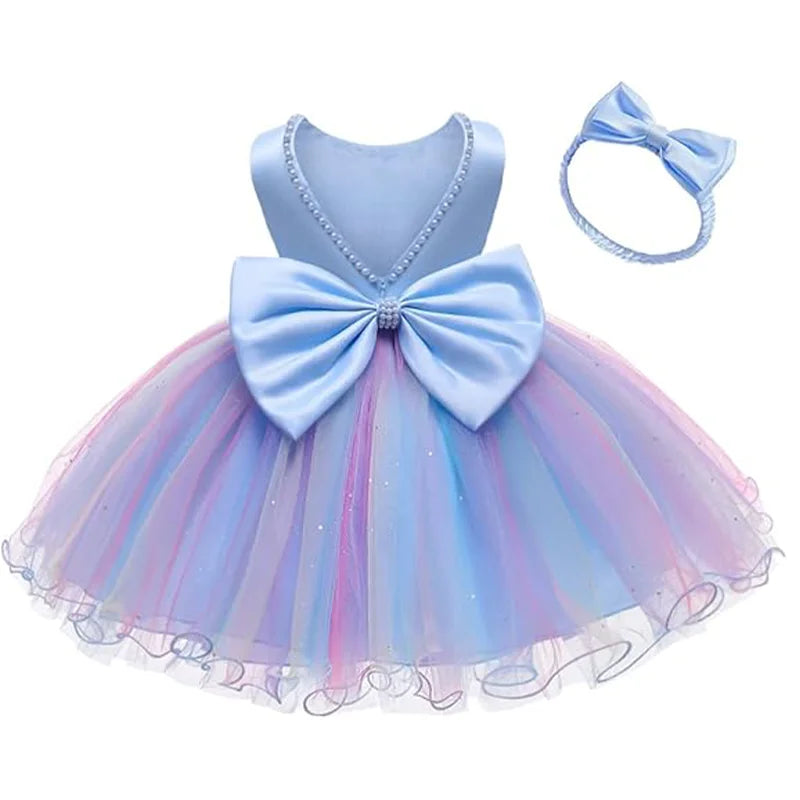 Baby Christmas Costume Christening Princess Dress For Baby Girls Wedding Kids Infant 1st Birthday Party Dress Newborn Clothes