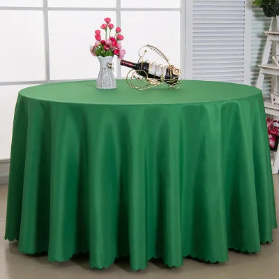 Wedding Christmas Decorative Table Cloth Round Tablecloths Dining Table Cover Birthday Banquet Decor Home Dining Table Cover