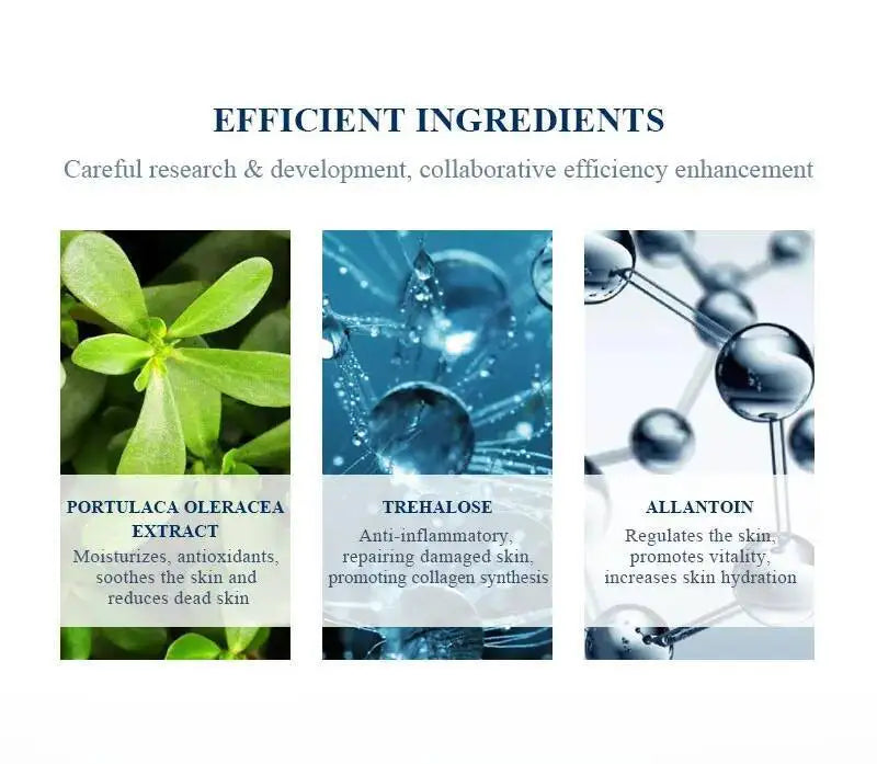 BELYN BERLY Hyaluronic Acid Face Serum 3PCS Hydrating and Moisturizing Facial Serum Skin Care Products