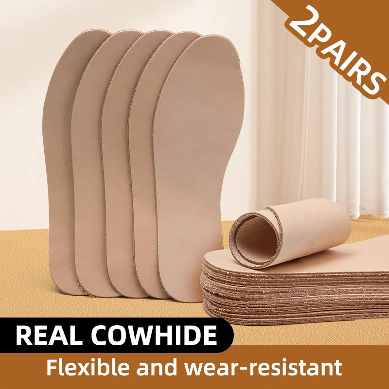 Head Layer Cowhide Insole Breathable and Sweat Absorbing Leather Shoe Pad Thick Genuine Leather Shoe Pad Thin Anti Odor Foot Pad