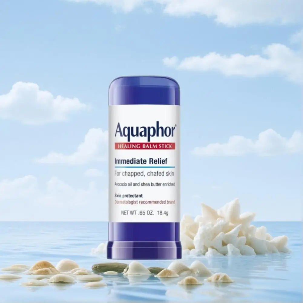 18.4g Brand Moisturizing Lip Balm Stick Immediate Relief Chapped Chafed Skin Avocado Oil Shea Butter Aquaphor HEALING BALM STICK