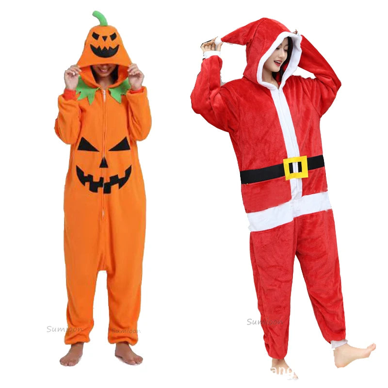 Kids Anime Leopard Cat Kigurumi Costume Cosplay Cartoon Jumpsuit for Children Halloween Christmas Girl Boy Hooded Pajamas Onesie