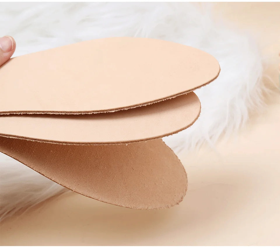 Head Layer Cowhide Insole Breathable and Sweat Absorbing Leather Shoe Pad Thick Genuine Leather Shoe Pad Thin Anti Odor Foot Pad