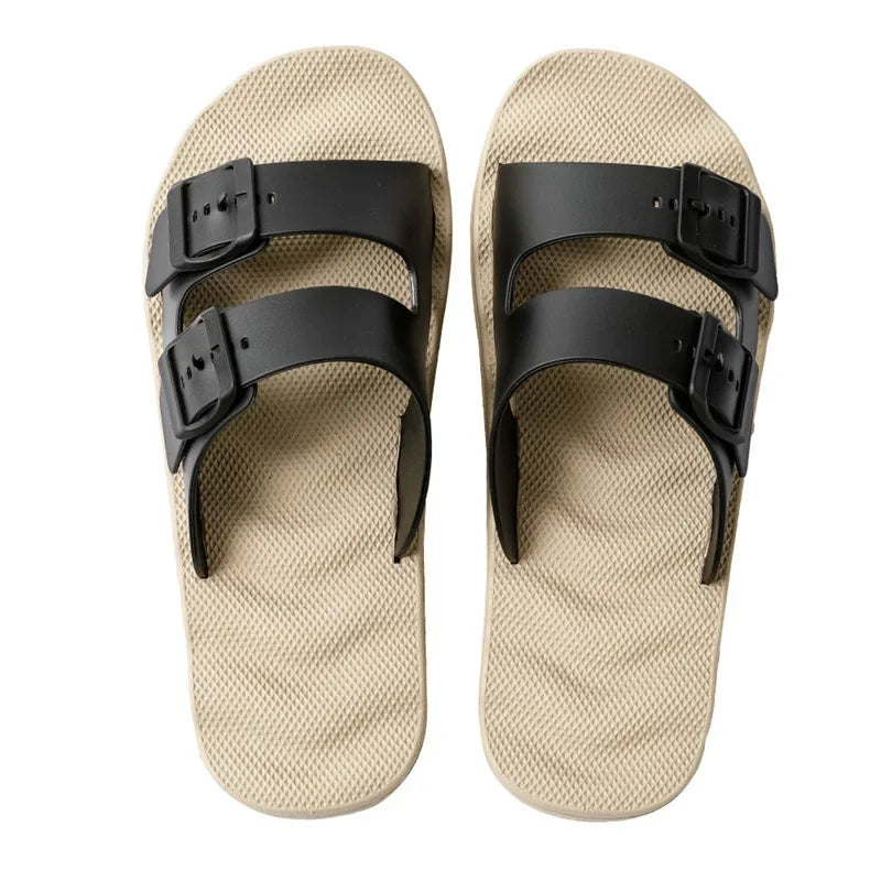Slippers for Men In Summer Outdoor Wear Home Use Couples Indoor Soft Soles Bathrooms Non-skid Extra Large 4849 Sandals Slippers