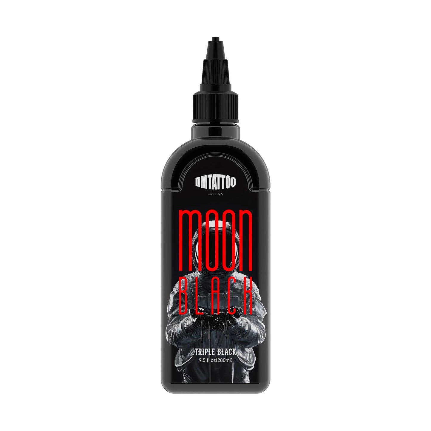 DM 9.5oz/280ml Tattoo Black Ink Triple/ Lining/ Shading Black Pigment Premium Tattoo Ink Drawing Teng Black Tattoo Materia ﻿