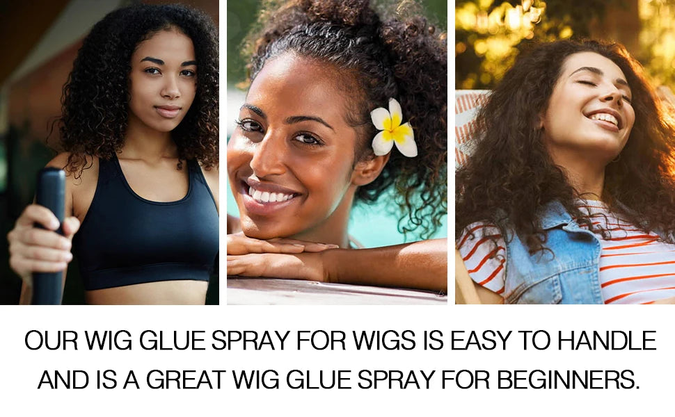 Lace Wig Dyeing and Installation Kit Lace Tint Mousse for Wig Invisible Adhesive Melting Spray for Wigs Front Closure & Remover