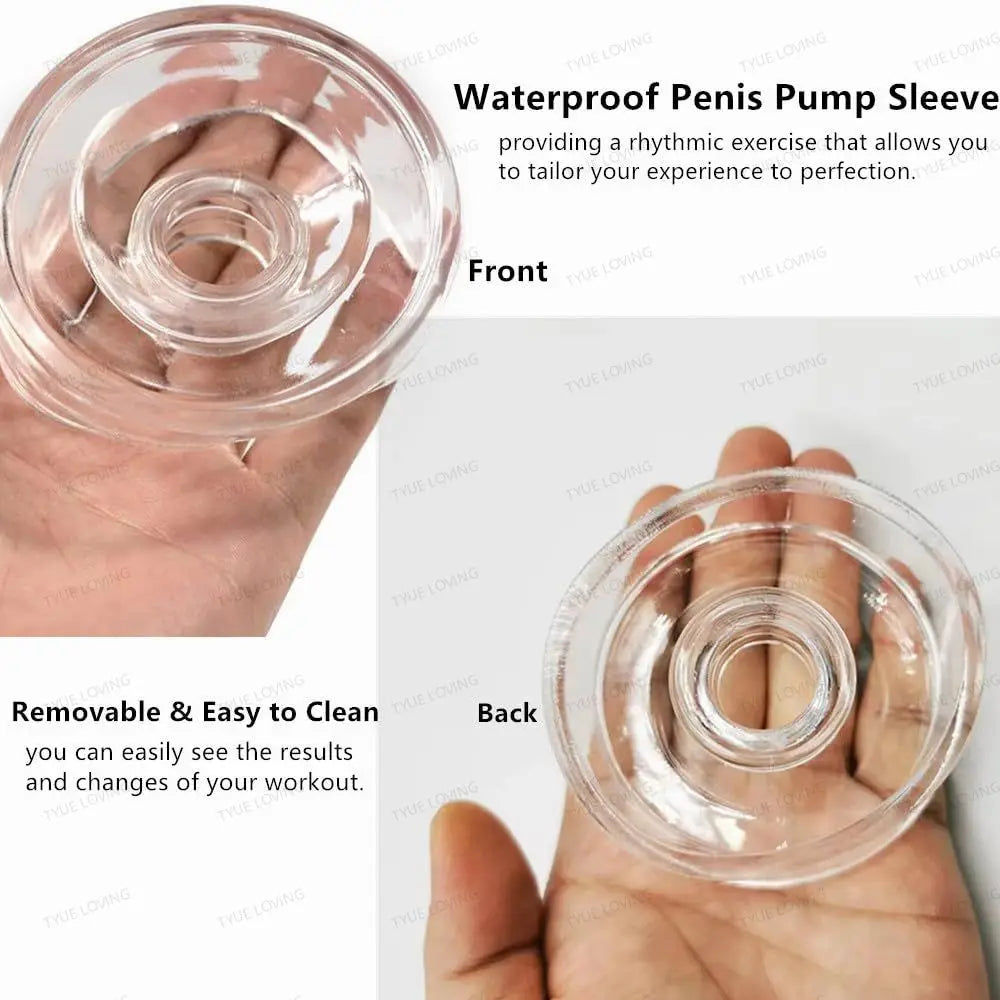 Replacement Sleeve for Penis Pump - Glans Protector Cover for Dick Extender & Enhancer Trainer Enhanced Comfort & Performance