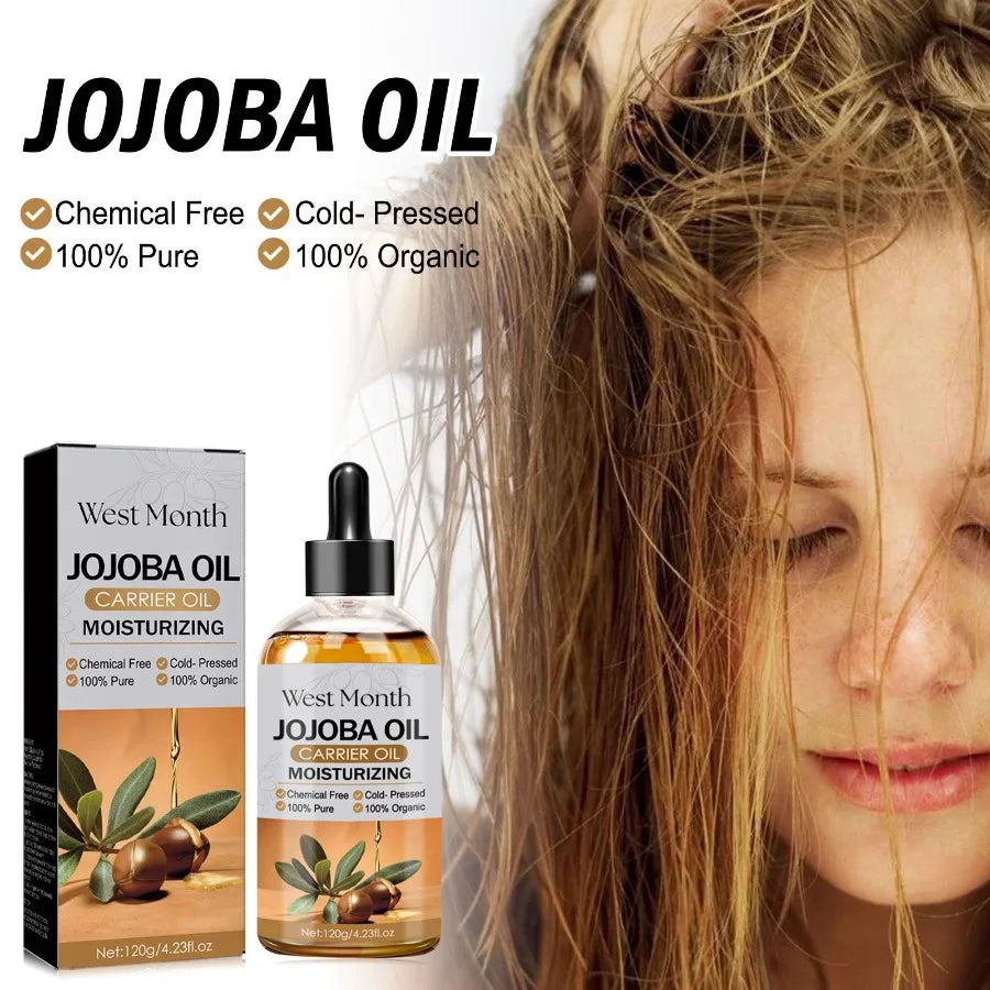 WestMonth Jojoba Oil Hair Conditioner Gently Moisturizes Scalp Curing Dry Hair And Smoothing Hair Oil