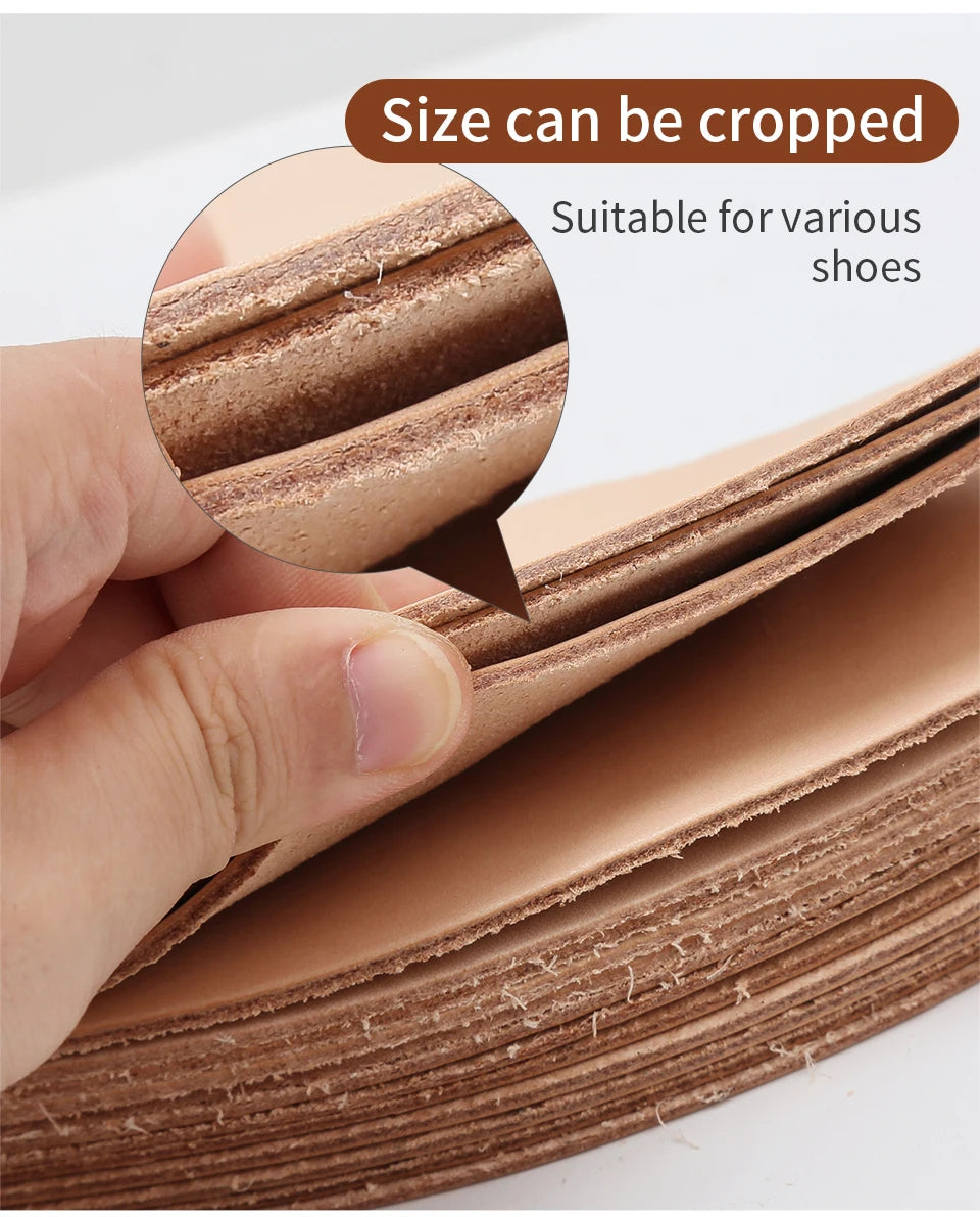 Head Layer Cowhide Insole Breathable and Sweat Absorbing Leather Shoe Pad Thick Genuine Leather Shoe Pad Thin Anti Odor Foot Pad