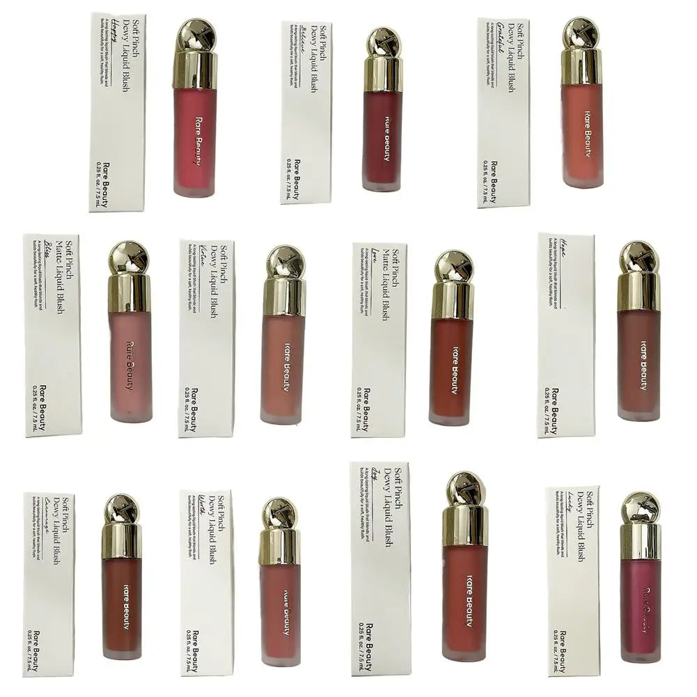 3-in-1 Lipstick Blush Cream Soft Eyes Cheek Lip Tint Liquid Highlights Waterproof Face Contour Shadow Liquid Blusher Makeup