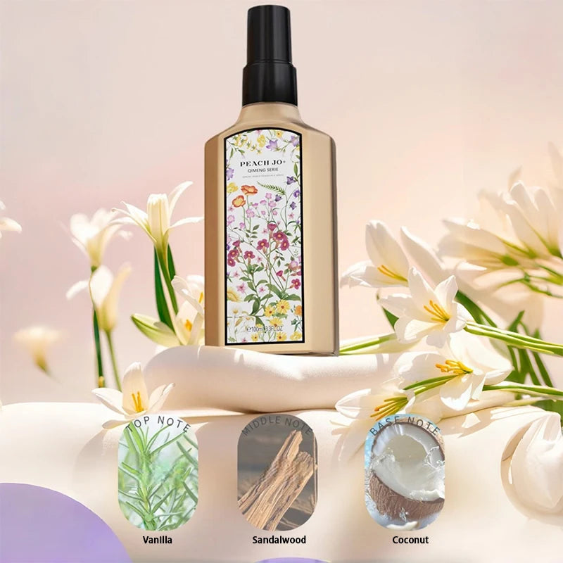 French Dream Lady Perfume Fresh Gardenia Jasmine Vanilla Orchid Eau De Toilette Lasting Fragrance Sweet Charm Fragrance Spray