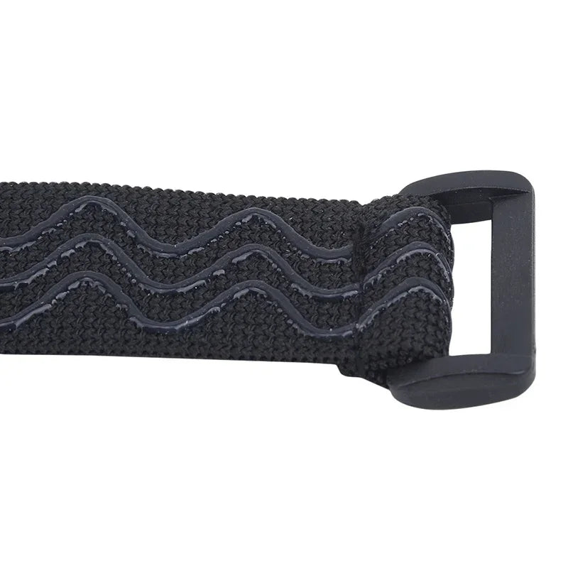 Women's Adjustable Anti-Slip Elastic Shoelaces Boot Straps with Adhesive Tape Shoe Laces Lock for Holding Loose Boots Accessory