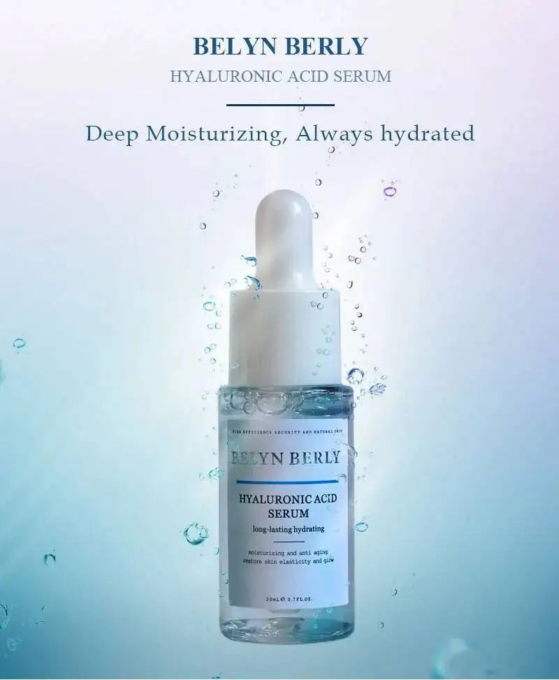 BELYN BERLY Hyaluronic Acid Face Serum 3PCS Hydrating and Moisturizing Facial Serum Skin Care Products