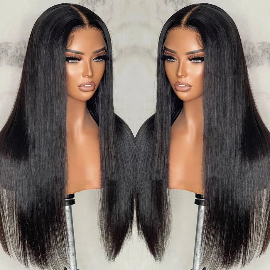 Wear And Go Glueless Wig Straight 6x4 5x5 9x6 7x5 Lace Closure Glueless Wig Human Hair Ready To Wear Pre Cut Wig Remy Hair