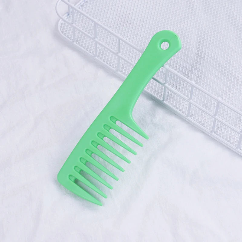 1pc portable mini hair comb heat-resistant women's wet hook curling brush professional styling tool Special for real hair wigs