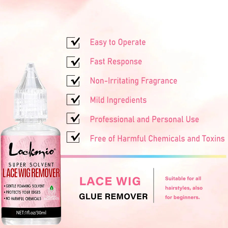 Lace Wig Adhesive Strong Wig Front Glue Liquid Remover Smooth Hair Wax Stick for Wig Broken Back Hair Styling Solid Pomade Cream