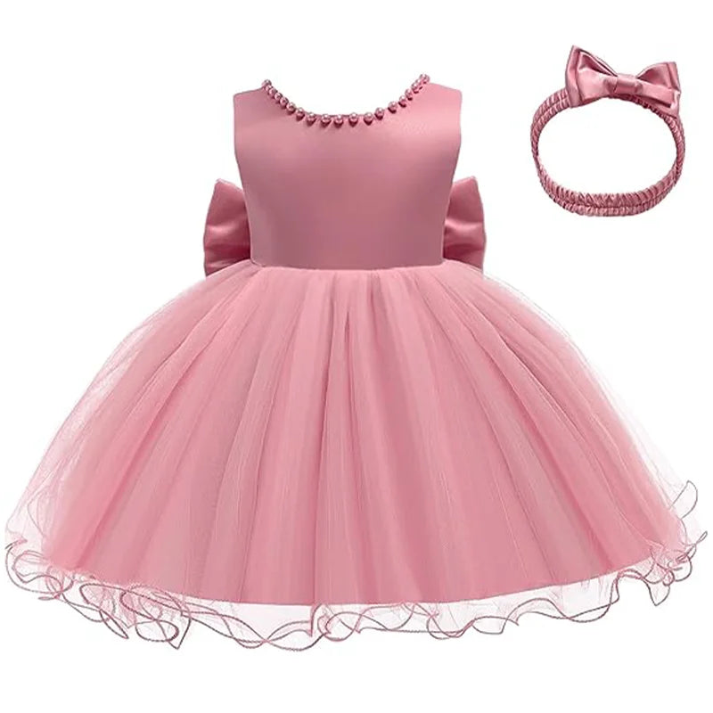 Baby Christmas Costume Christening Princess Dress For Baby Girls Wedding Kids Infant 1st Birthday Party Dress Newborn Clothes