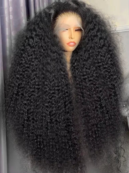 300% Transparent HD Human Hair Wigs 40Inch Deep Wave 13x4 Curly Lace Front Wig 13x6 Water Wave Lace Frontal Wigs for Black Women