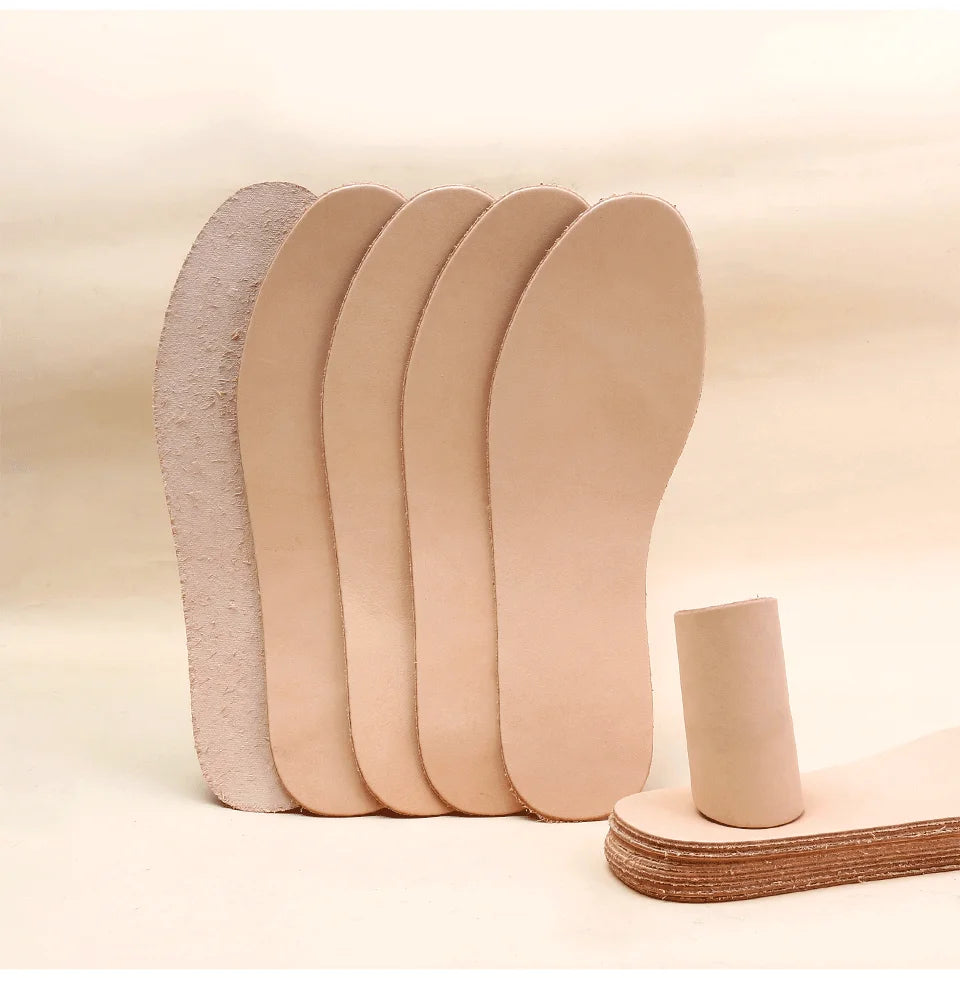 Head Layer Cowhide Insole Breathable and Sweat Absorbing Leather Shoe Pad Thick Genuine Leather Shoe Pad Thin Anti Odor Foot Pad