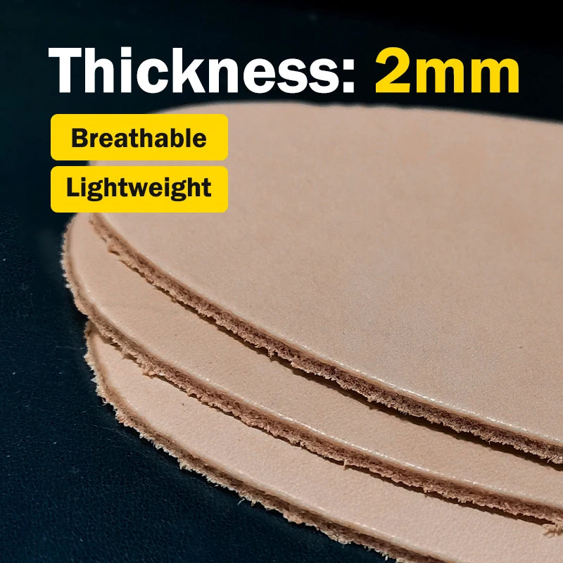 Head Layer Cowhide Insole Breathable and Sweat Absorbing Leather Shoe Pad Thick Genuine Leather Shoe Pad Thin Anti Odor Foot Pad