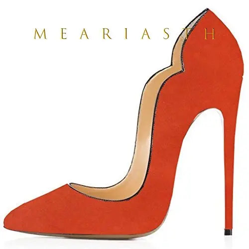 12cm Heels Women Patent Leather High Thin Heel Shoes Office Nightclub Pointed Toe V-mouth Single Shoes Wedding Party Women Pumps