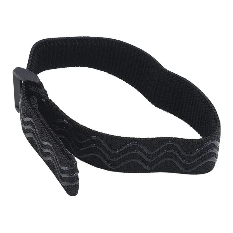 Women's Adjustable Anti-Slip Elastic Shoelaces Boot Straps with Adhesive Tape Shoe Laces Lock for Holding Loose Boots Accessory