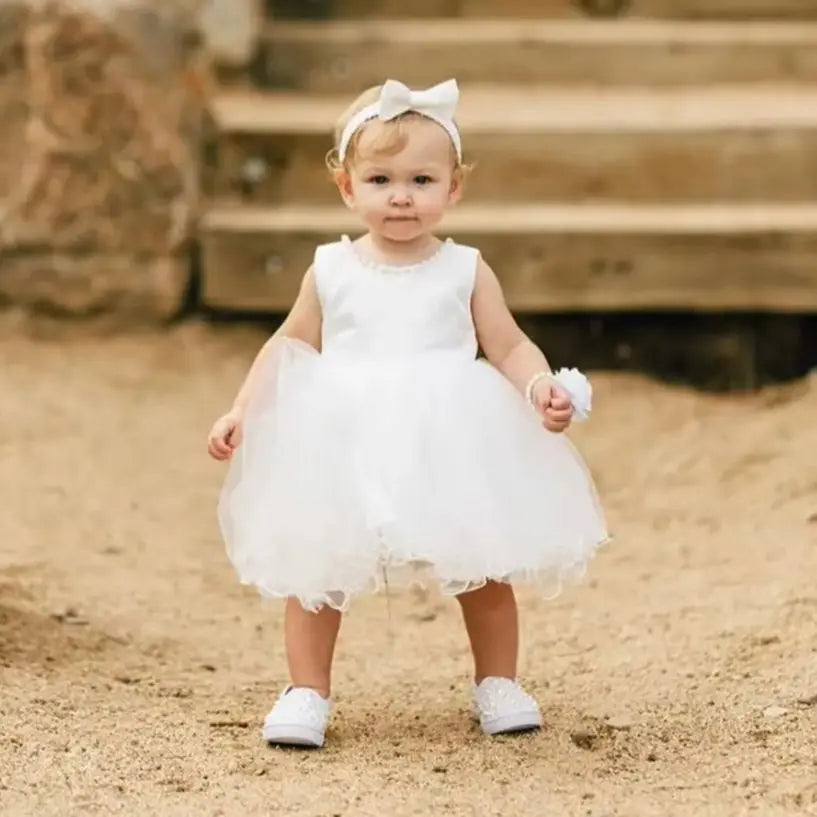 Baby Christmas Costume Christening Princess Dress For Baby Girls Wedding Kids Infant 1st Birthday Party Dress Newborn Clothes