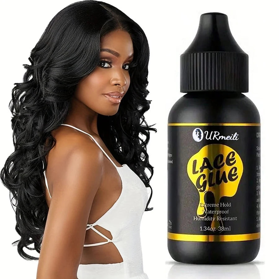 38ML Wig Glue Lace Glue for Lace Front Wigs, Extra Hold Lace Front Wig Glue Hair Replacement Adhesive