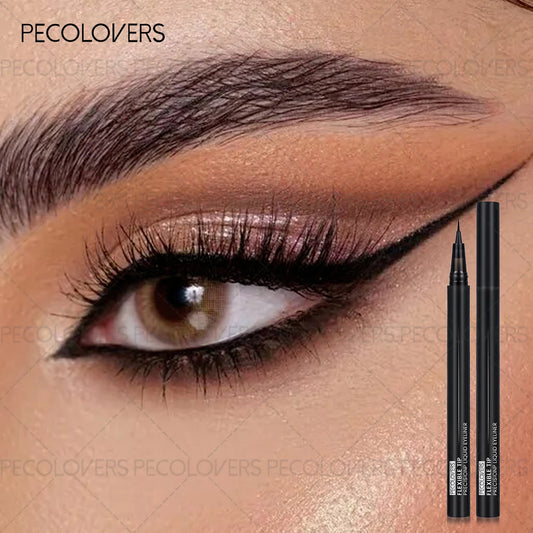 1PC Long Lasting Waterproof Black Liquid Eyeliner Pen Quick-dry Eye Liner Anti Smudge Liquid Eyeliner Pen Perfect for Festivals