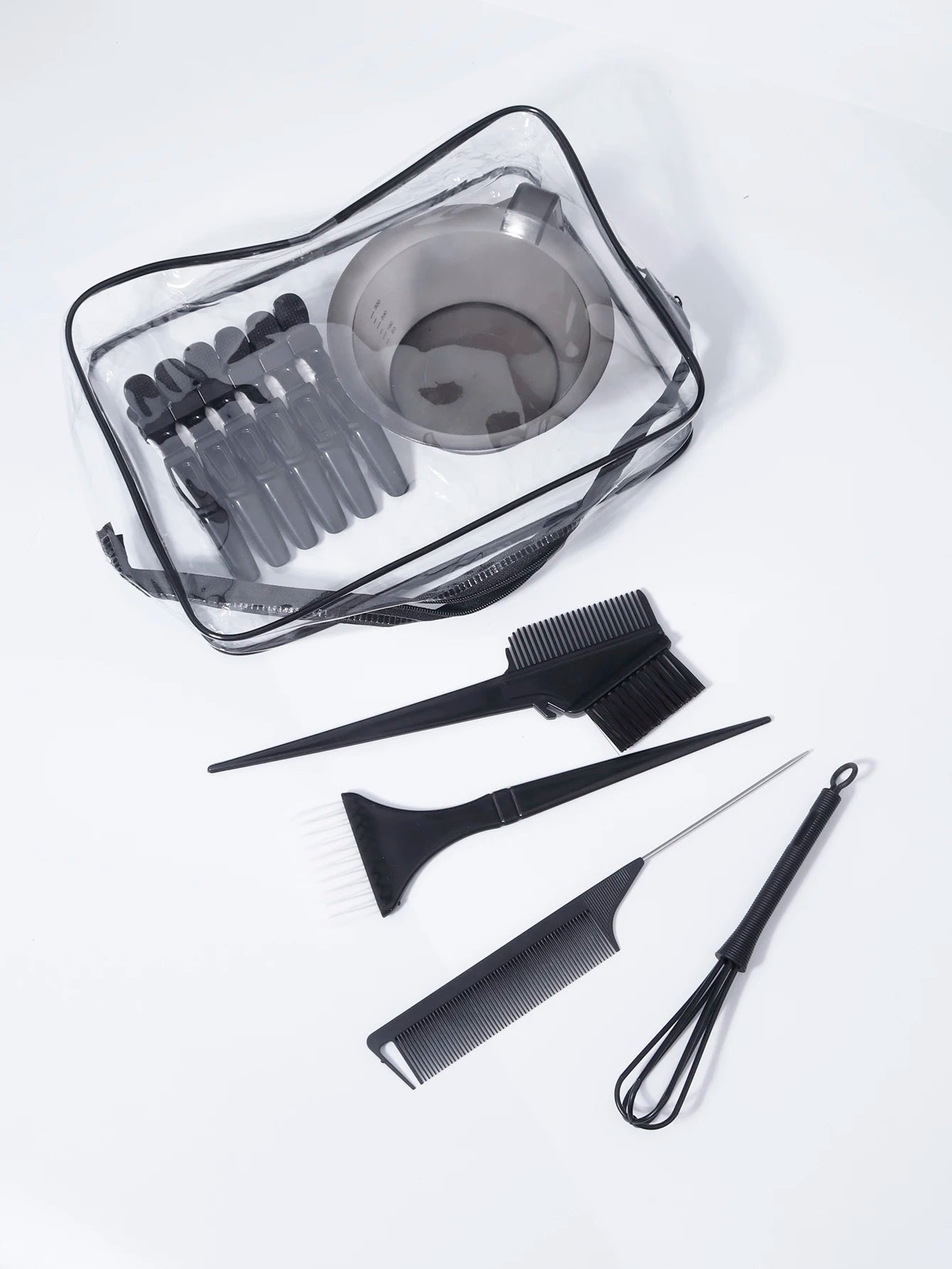 11pcs professional hair dye set with hair dye brush comb, clip, dye stirrer, suitable for hair salons,special for real hair wigs