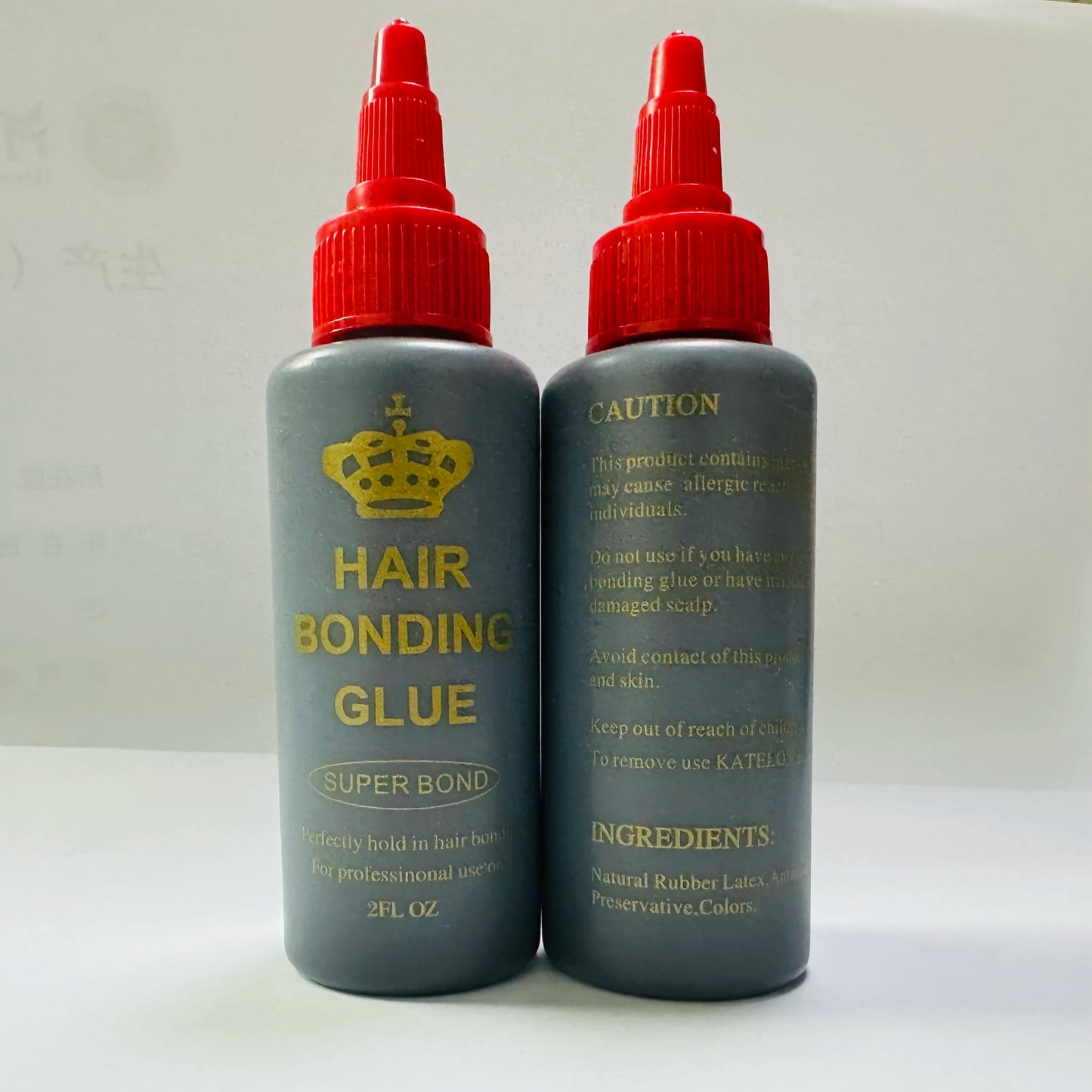 2PCS Black Hair Weaving Bond Waterproof Anti-fungus Hair Bonding Glue Super Bond For The Perfect Hold In Hair Bonding Lace Glue