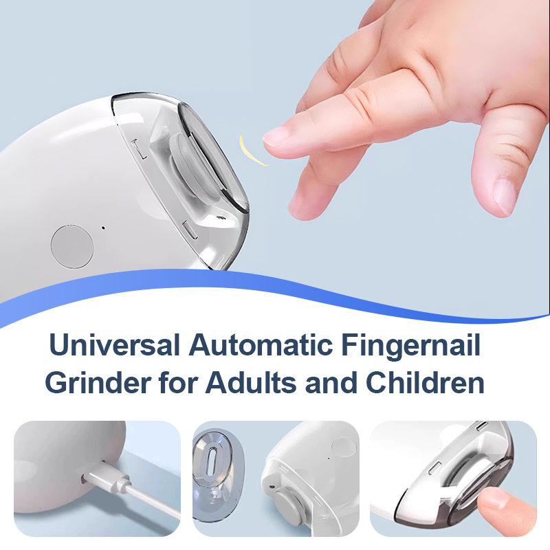 Universal Automatic Fingernail Grinder 1/2/3PCS Electric Nail Clippers Automatic Anicure Trimmer Adult Baby Fingernail Scissors